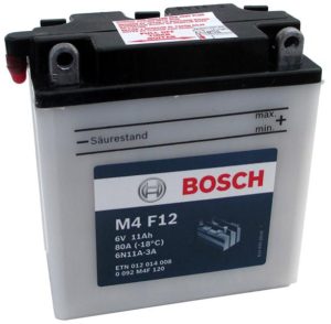 Bosch 11 Ач 6 В M4F 12 (6N11A-3A) Bosch 11 Ач 6 В M4F 12 (6N11A-3A)
