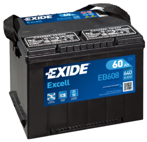 EXIDE Excell 60 Ач боковые клеммы EXIDE Excell 60 Ач боковые клеммы