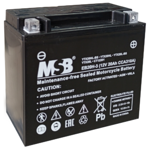 Купить MSB EB20H-3 (YTX20L, YTX20HL, YB16L-B, YB18L-A)